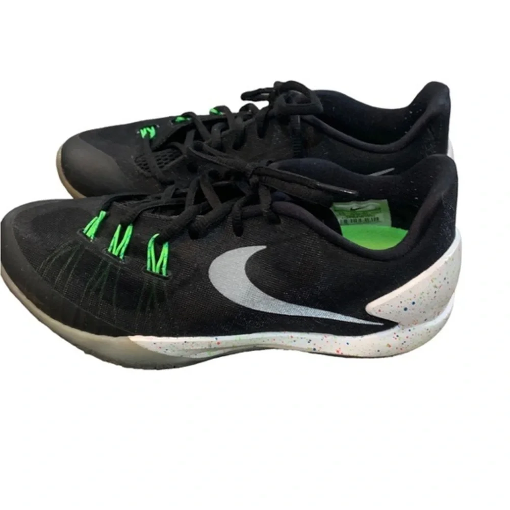 Nike Mens Hyperchase Prm Basketball Shoes Black Lace Up Low‎ Top 8.5
